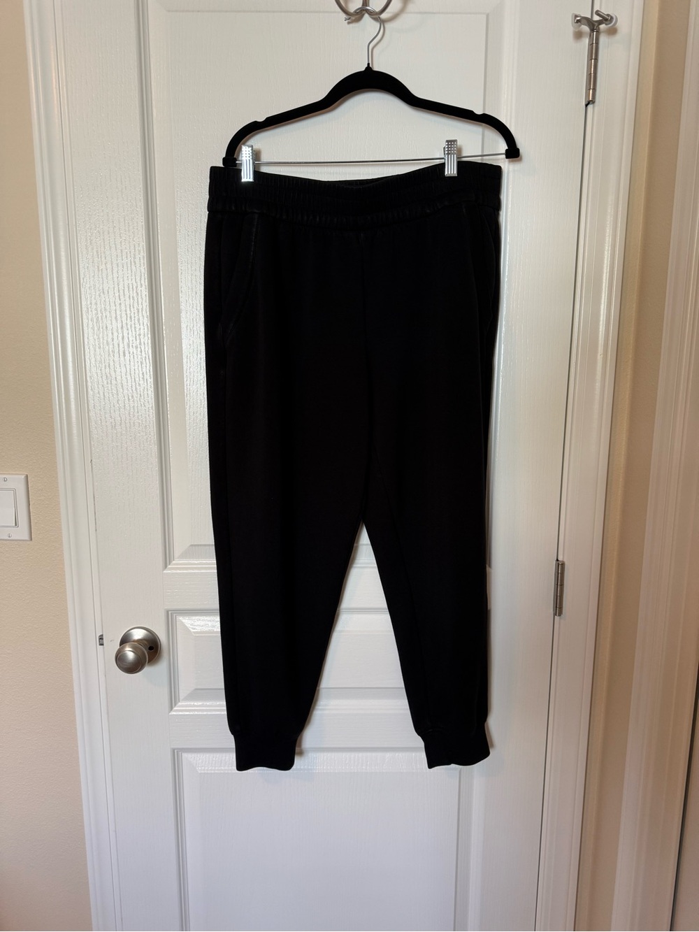 Liverpool Jeans Company Black Elastic Waist Joggers